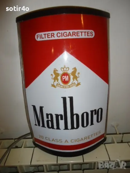 Marlboro светеща реклама 40x30 см., снимка 1