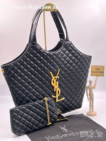 Ysl yves saint laurent дамска чанта луксозна чанта код 06, снимка 1