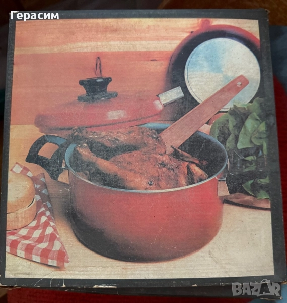 Емайлирана тефлонова тенджера чисто нова предприятие за готови изделия одесос варна, снимка 1