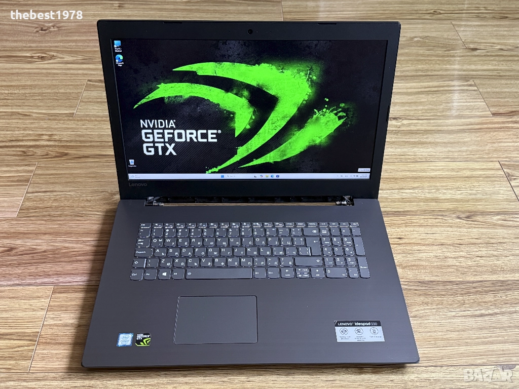 17.3 Lenovo`Core i7-8750H/GTX 1050/12GB RAM/256GB SSD/Full HD IPS, снимка 1