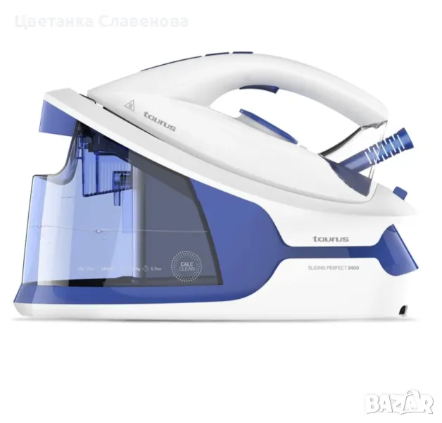 Парна станция SLIDING PERFECT 2400 W парен удар от 250 g/min и непрекъсната пара от 160 g/min, снимка 1