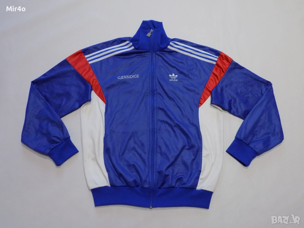 горнище adidas vintage retro адидас худи яке суичър блуза фанела екип футболно мъжко оригинално L, снимка 1