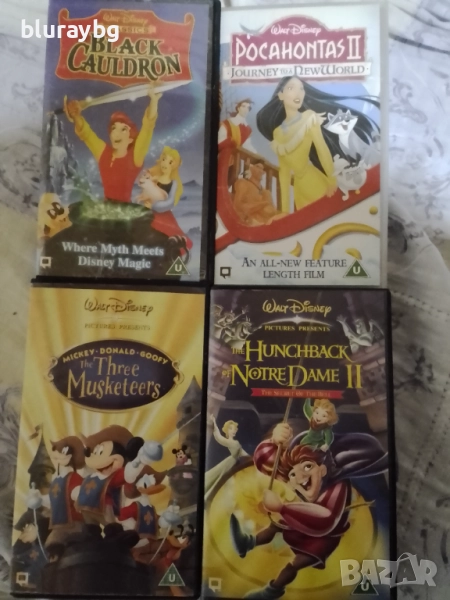 Уолт Дисни анимация на видеокасети, снимка 1