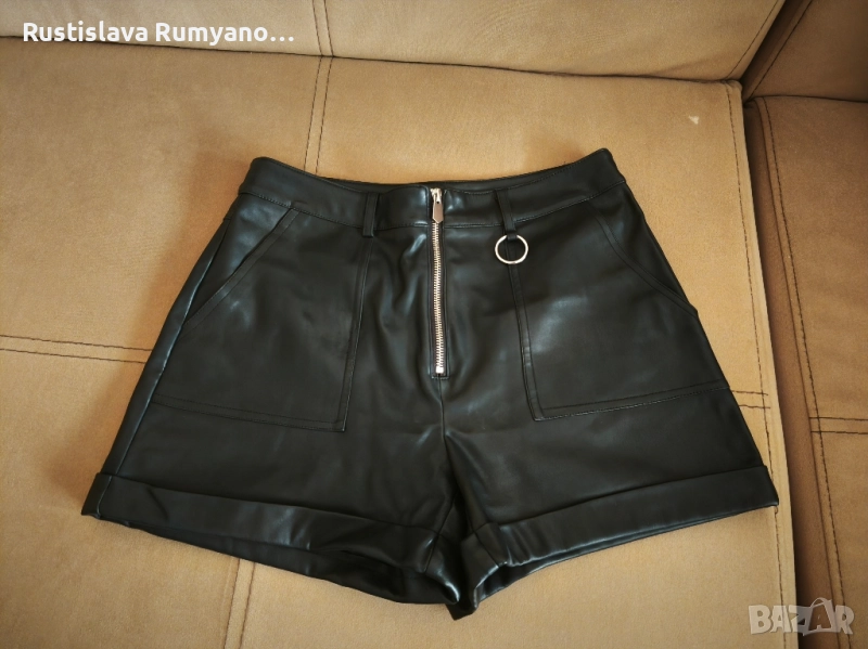 Есенни кожени панталонки, снимка 1