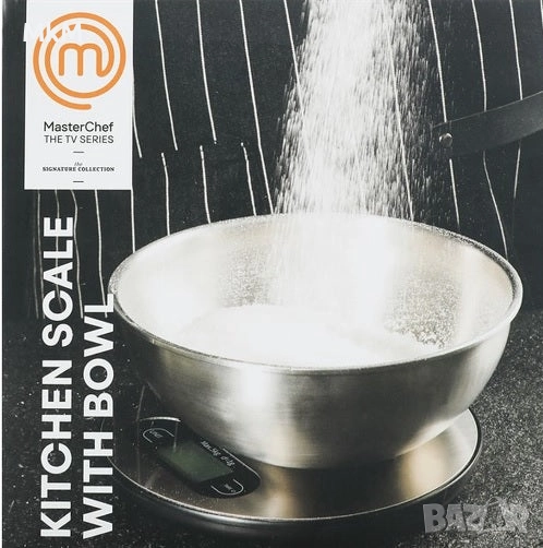 Кухненска везна MasterChef Digital с метална купа и LCD дисплей. , снимка 1
