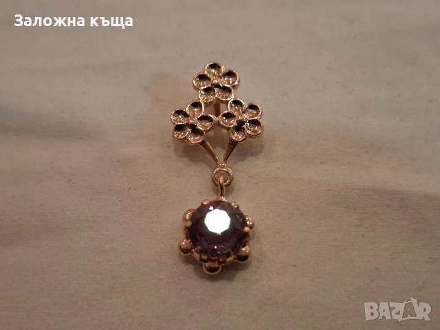 Златна висулка / Висулка за синджир - 2,48 гр. / 585 / 14К, снимка 2 - Колиета, медальони, синджири - 52815211