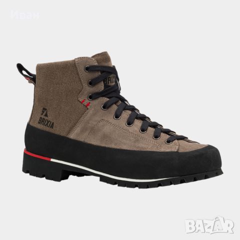 Нови мъжки обувки BRIXIA Vibram кожа произведени в Италия, снимка 3 - Мъжки боти - 46467376