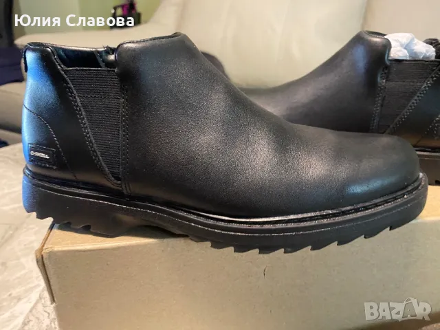 Боти естествена кожа Clarks, снимка 2 - Детски боти и ботуши - 46874944