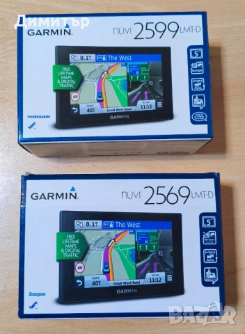 Garmin nuvi 2569 и 2599 LMT-D навигация