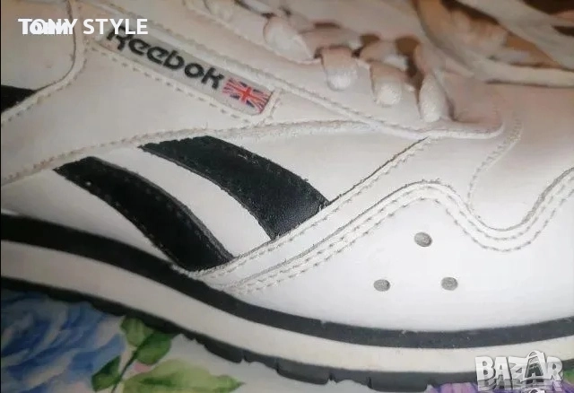 REEBOK Оригинал Нови Дамски Маратонки Изцяло от Естествена Кожа 38, снимка 4 - Маратонки - 52789956