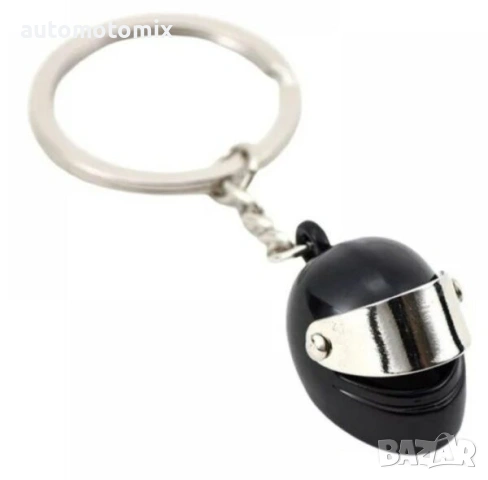 КЛЮЧОДЪРЖАТЕЛ КАСКА черна,С ВДИГАЩ ВИЗЬОР - 181654