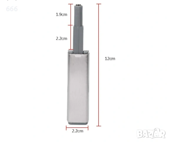 Комплект от 8 ключалки за врати и чекмеджета на шкафове, снимка 5 - Други стоки за дома - 53301645