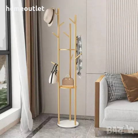 ПРОМОЦИЯ Статична закачалка за дрехи с атрактивен дизайн WISFOR JJ-ZY163, снимка 2 - Закачалки - 50192232