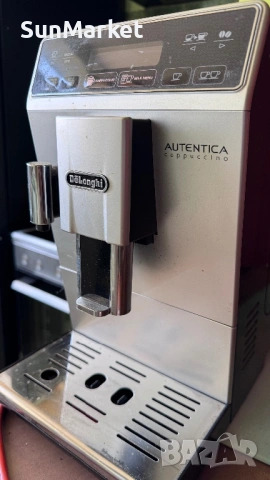 Кафе машина De’Longhi Autentica Cappuccino – автоматична, работеща, снимка 2 - Кафемашини - 53849076