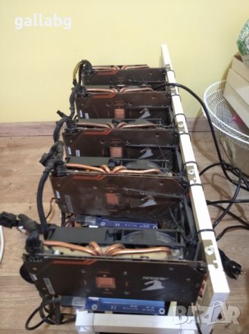 Mining rig/Gigabyte RX 570 4GB, снимка 8 - Видеокарти - 38140488