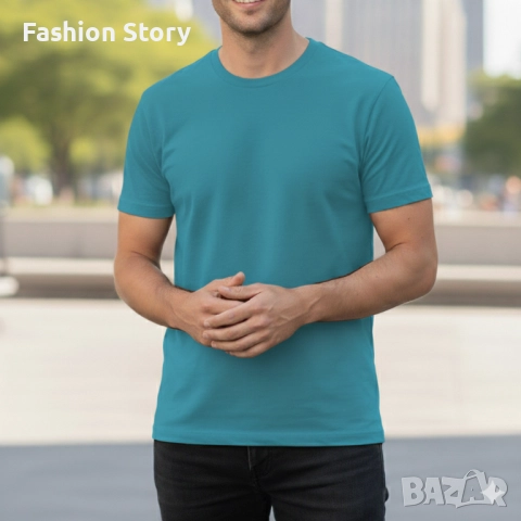 Мъжки тениски от 100% памук – 8 различни цвята, снимка 9 - Тениски - 51849804