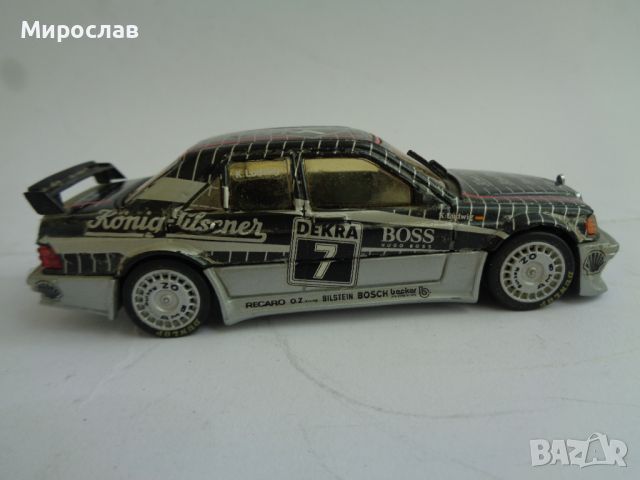 1:43 MINICHAMPS MERCEDES 190 E AMG КОЛИЧКА МОДЕЛ, снимка 4 - Колекции - 45685509