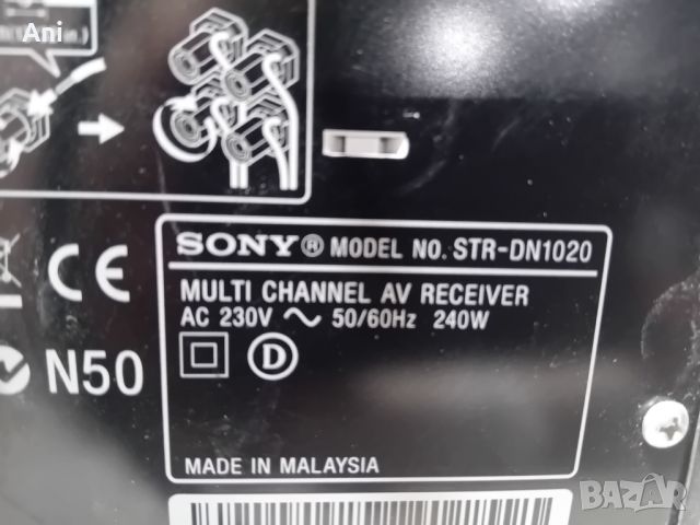 Ресийвър - SONY STR-DN1020, снимка 8 - Ресийвъри, усилватели, смесителни пултове - 46168052