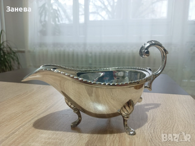 Английски  посребрен сет., снимка 8 - Антикварни и старинни предмети - 52584046