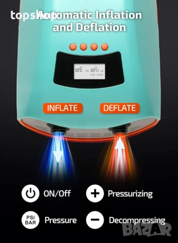 Акумулаторна помпа за SUP падълборд Seawolf – 9000mAh, 2 пъти по-бърза  , снимка 5 - Други - 53342095