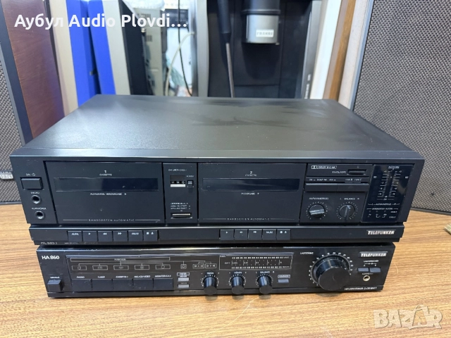 Telefunken HA-860 Усилвател и Telefunken HC-685T Двоен Касетефон , снимка 3 - Аудиосистеми - 52175035