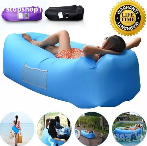 Самонадуваемо водоустойчиво легло Air Bed+ подарък раничка, снимка 1 - Надуваеми легла - 46101814