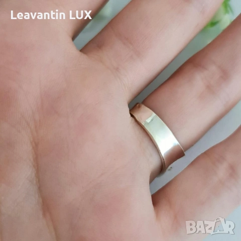 Сребърен пръстен с Фосфосидерит, снимка 4 - Пръстени - 54136877