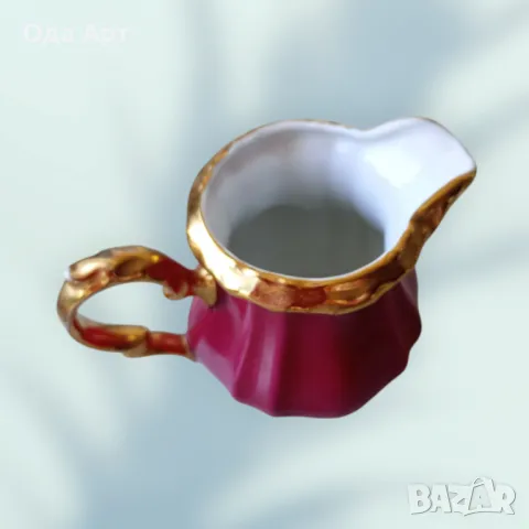  Винтидж, сет за чай или кафе, 1956 г Bavaria Bareuther , снимка 3 - Чаши - 49625346