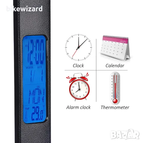 CSYY LED настолна лампа с 10W безжично зарядно, 3 цвята и 5 нива на яркост НОВА, снимка 2 - Настолни лампи - 50122051