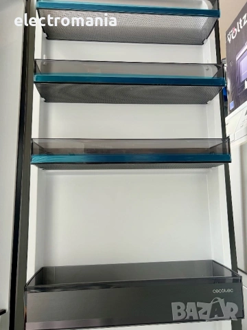 НЕУПОТРЕБЯВАН!!!хладилник с фризер Cecotec Bolero Combi 456 DarkC Total No Frost, снимка 9 - Хладилници - 53895465