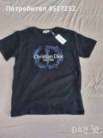 Луксозна тениска Christian Dior Couture – Размер L – Нова с етикети, снимка 2 - Тениски - 53877113