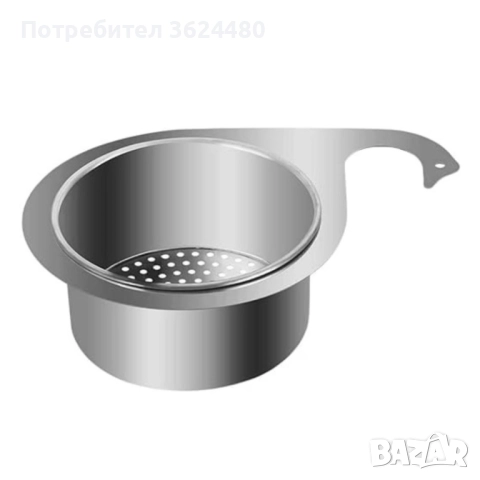  Кошница за Отцеждане за Мивка с Държач 4568