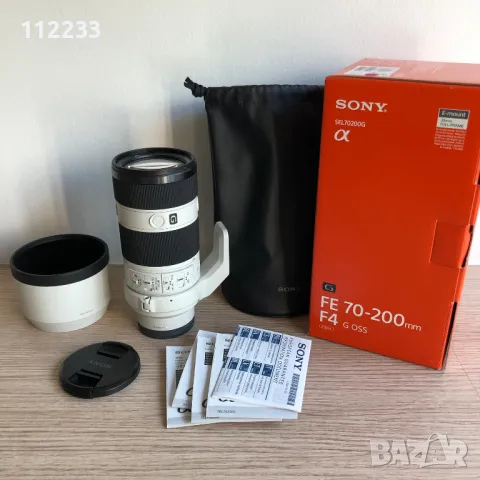 Sony FE 70-200 f4 OSS, снимка 1 - Обективи и филтри - 47223907