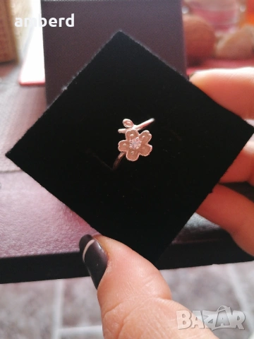 Изключително красив сребърен пръстен - модел R002А