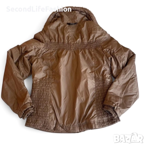 Дамско яке Columbia Interchange Omni-Shield с цип, кафяво, размер M, снимка 7 - Якета - 52859160