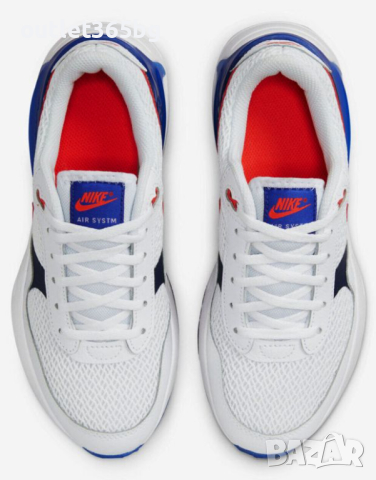 Nike - Air Max Systm Shoes White Оригинал Код 655, снимка 5 - Маратонки - 44993302