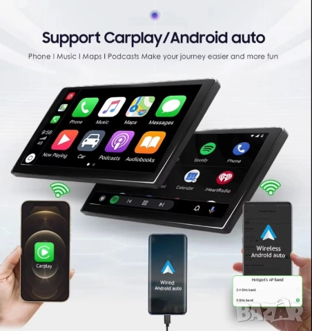 Мултимедия 9″ Volkswagen  Android 15, 4 GB RAM, 64 GB, ROM, Размер: 9 инча, снимка 11 - Аксесоари и консумативи - 51497517