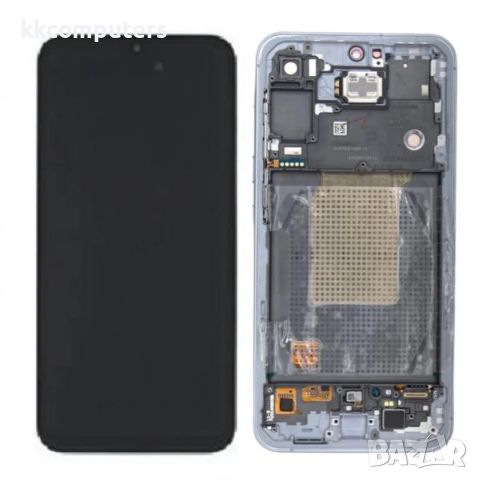 LCD Дисплей за Samsung SM-A556 / A55 5G 2024 / GH82-34305A / Тъч скрийн + Рамка / Черен / Оригинал S, снимка 1 - Резервни части за телефони - 46351437