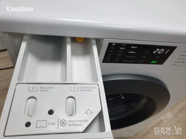 Miele W1 Excellence Пералня PowerWash Миеле 12м Гаранция, снимка 6 - Перални - 54103682