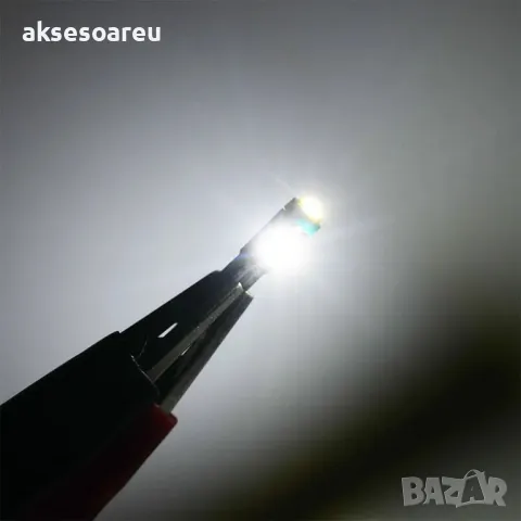  Нова T5 Led крушка 3SMD с 3030 чипове Супер ярки крушки за автомобилни табла Лампа на арматурното, снимка 3 - Аксесоари и консумативи - 50389893