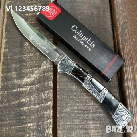 Сгъваем ловен нож COLUMBIA A3159 BLACK -105х237