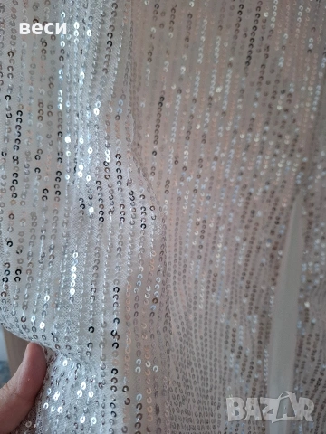 Официална рокля с пух , снимка 3 - Рокли - 54302331