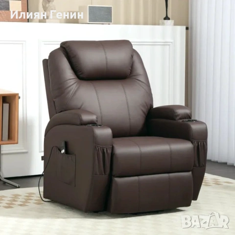 Повдигащ се стол HOMCOM, с регулируема облегалка и асистент за повдигане, снимка 9 - Дивани и мека мебел - 54061436