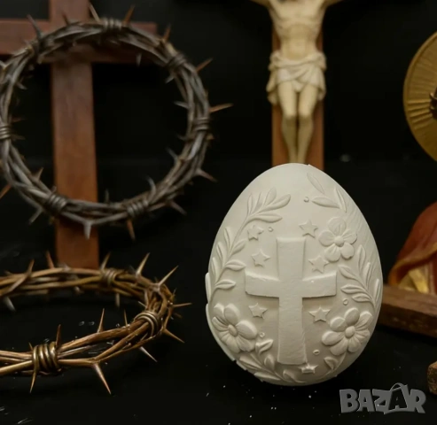 Молд яйце с кръст , снимка 3 - Форми - 53163043