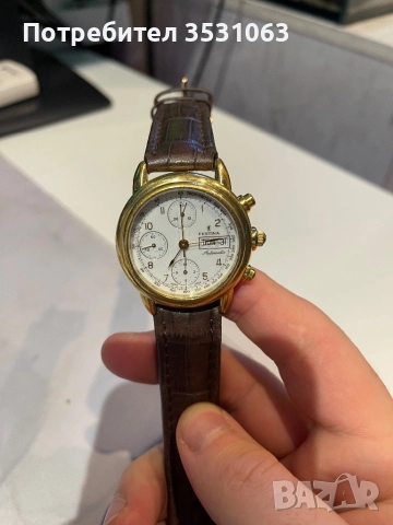 Festina Automatic Chronograph – Swiss Made, Valjoux, златиста каса