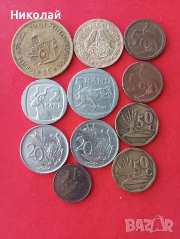 Лот монети Южна Африка , снимка 2 - Нумизматика и бонистика - 45954235