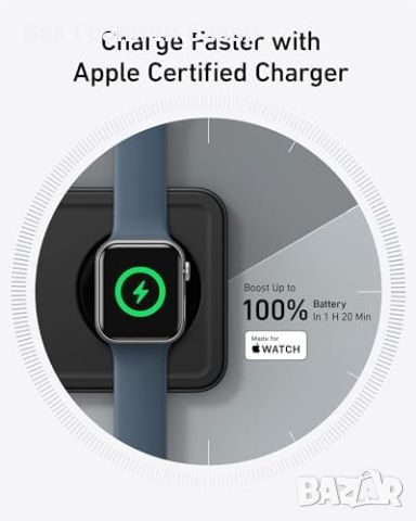 Нова бърза 15W Anker 3 в 1 MagSafe Зарядна Станция Apple iPhone, AirPods и Watch, снимка 2 - Аксесоари за Apple - 45662143