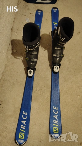 Детско-юношески ски Salomon S /Race JR 140 см,сини, запазени  