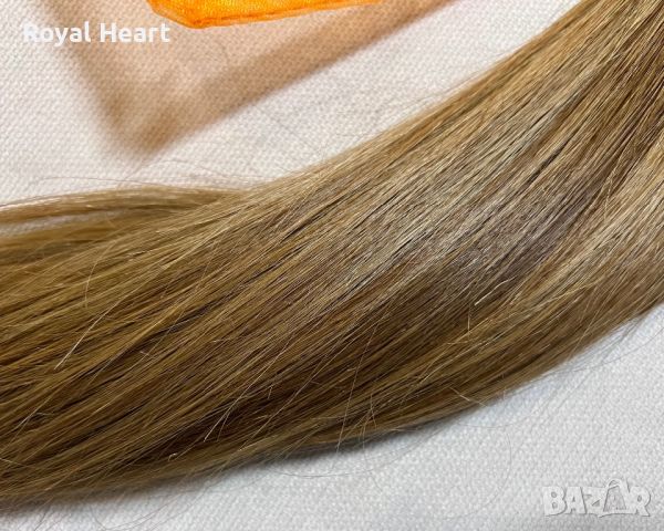 Три двойни реда естествена коса (клас Делукс JSP)| 48 см / 146 грама, снимка 11 - Аксесоари за коса - 45470975