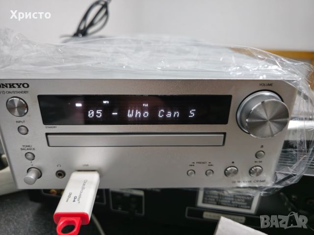 Onkyo cr-545 + тонколони mp3 ресийвър usb, снимка 12 - Ресийвъри, усилватели, смесителни пултове - 44794365